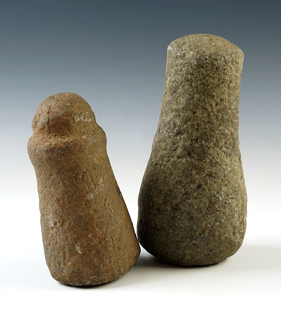 Pair of Hardstone Pestles found in the Columbia River area of the Western U.S.