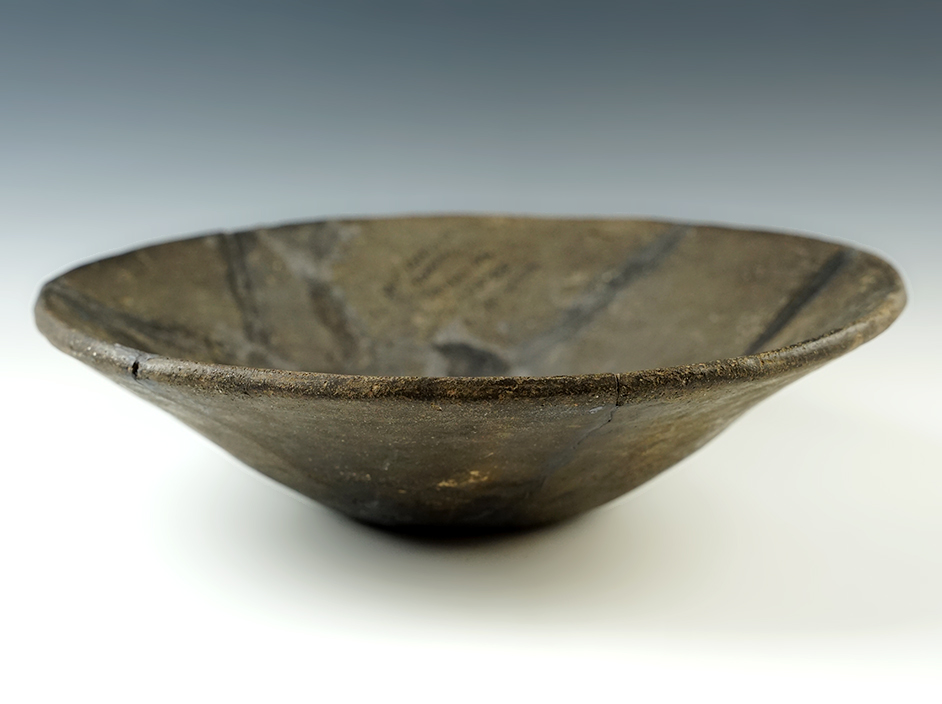 11 3/8" Pottery Bowl with nicely reassembled large sections. Nichols Site, Saint Francis Co., AR.