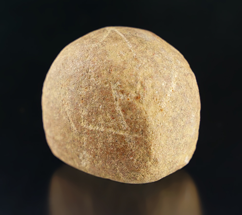 1 3/16" Hemispheric Cone - Kentucky. Nice flat base with light polish over most of the surface.