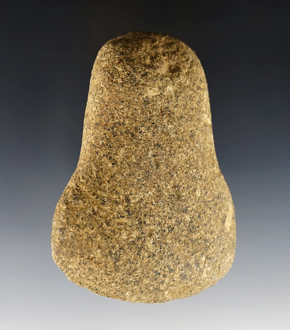 3 5/8" Flare bit Spud-style Hardstone Celt recovered in Kentucky.
