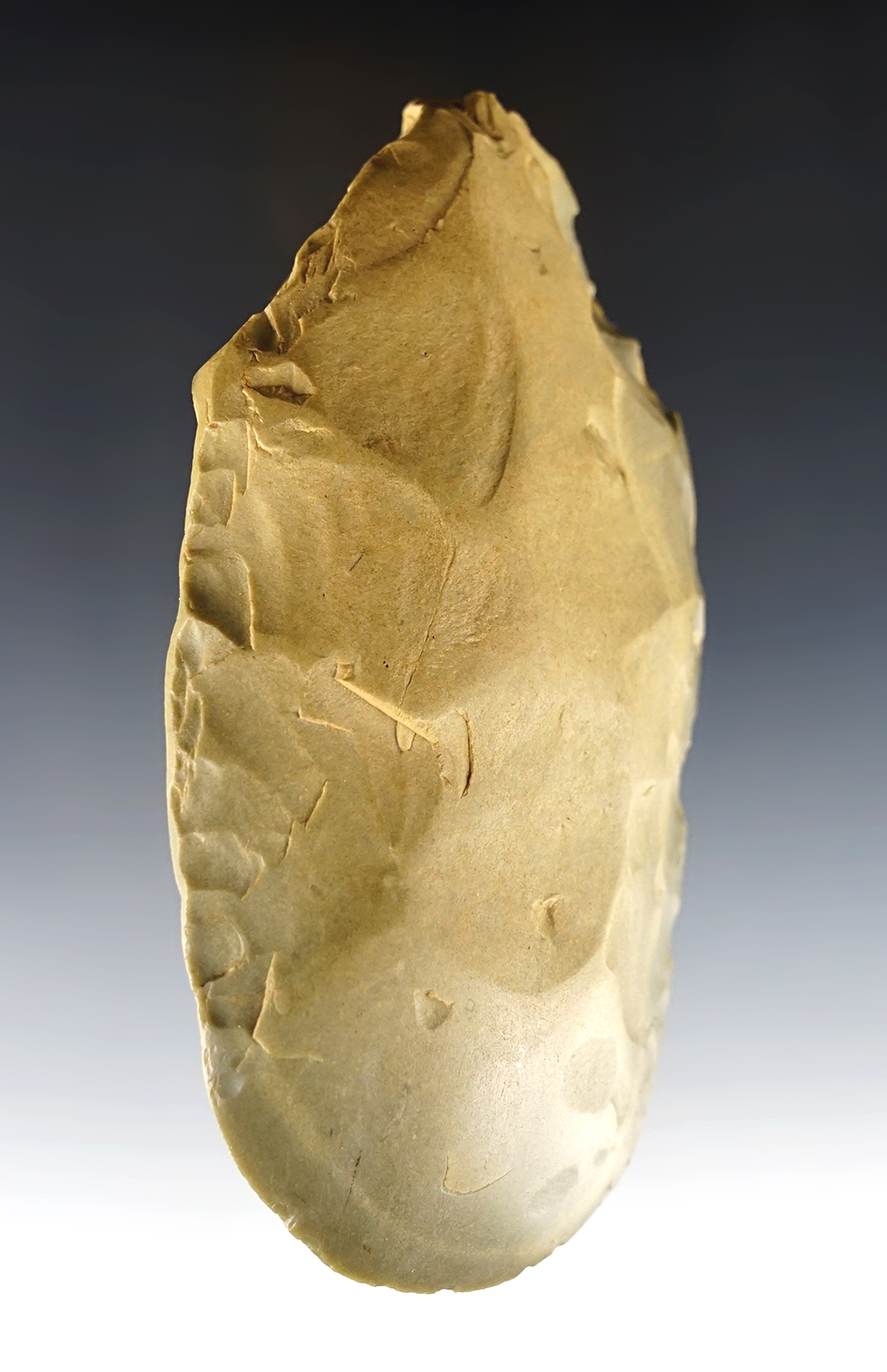 5 1/16" highly polished Flint Celt found in the Kentucky area with a sharp bit.