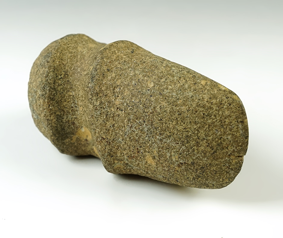 5 5/8" long 3/4 Groove Axe made from beautiful Porphyritic Hardstone found in Scioto Co., Ohio.
