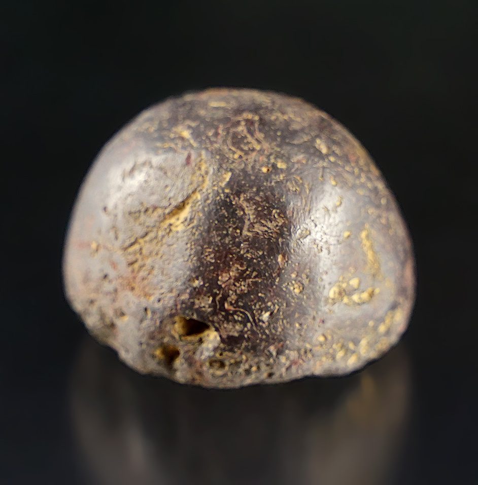 1 5/16" Cone made from well patinated Hematite. Found in Winchester, Kentucky.