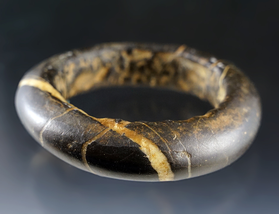 Well polished 3 7/8" African Neolithic Bracelet in excellent condition.