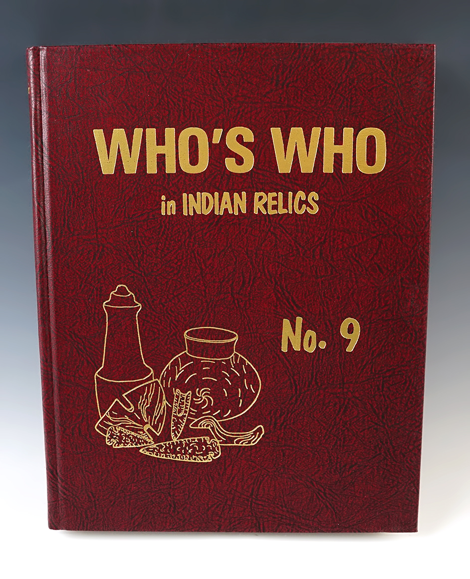 Hardcover Book: "Who's Who in Indian Relics" No. 9, 1st edition. In excellent condition.