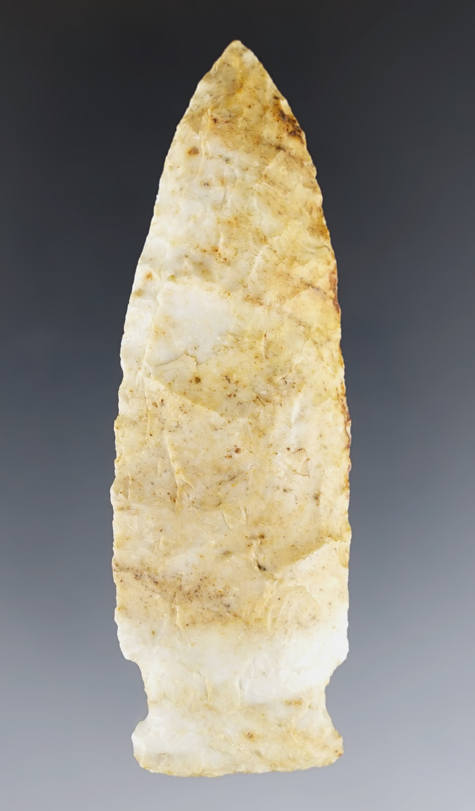 3 1/16" Brunswick that is made from Boyle Chert. Found in Adair Co., Kentucky. COA.