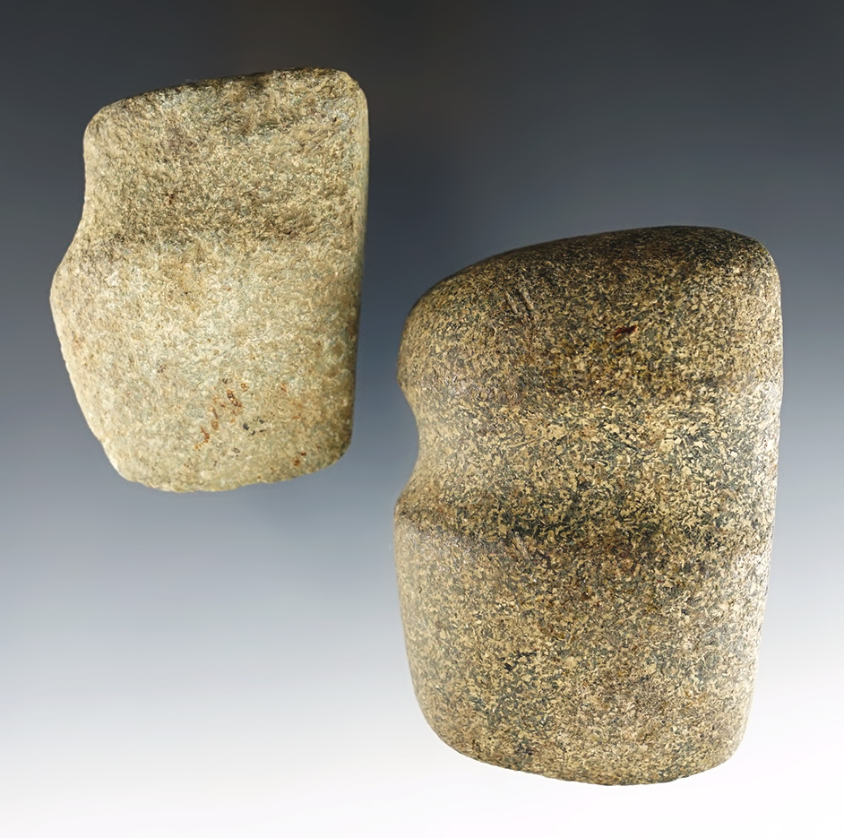 Pair of miniature Axes including a 3 1/4" example found in Franklin Co., Ohio.
