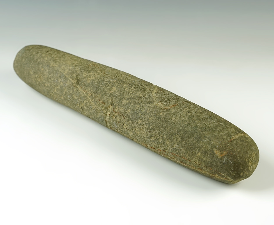 10 1/2" Roller Pestle that is well patinated. Found in Ohio. Ex. B. Bernacort.