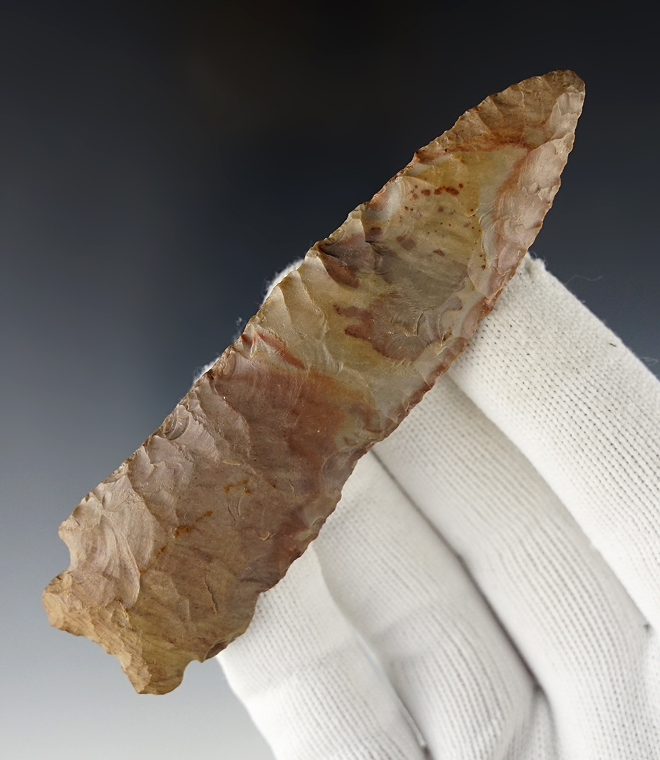 4 1/4" Buzzard Roost Creek in nice condition. Made from Buffalo River Chert, Tennessee.