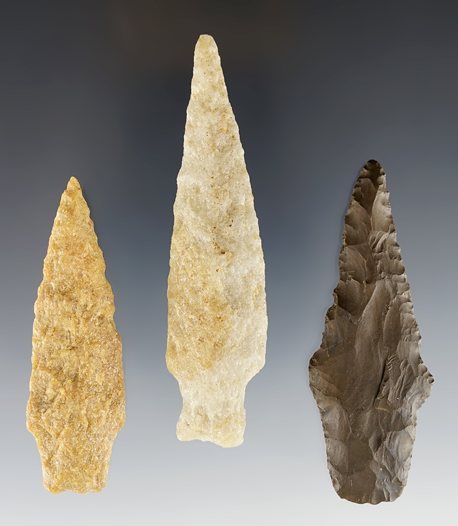 Set of three New Jersey and Maryland area points in nice condition.
