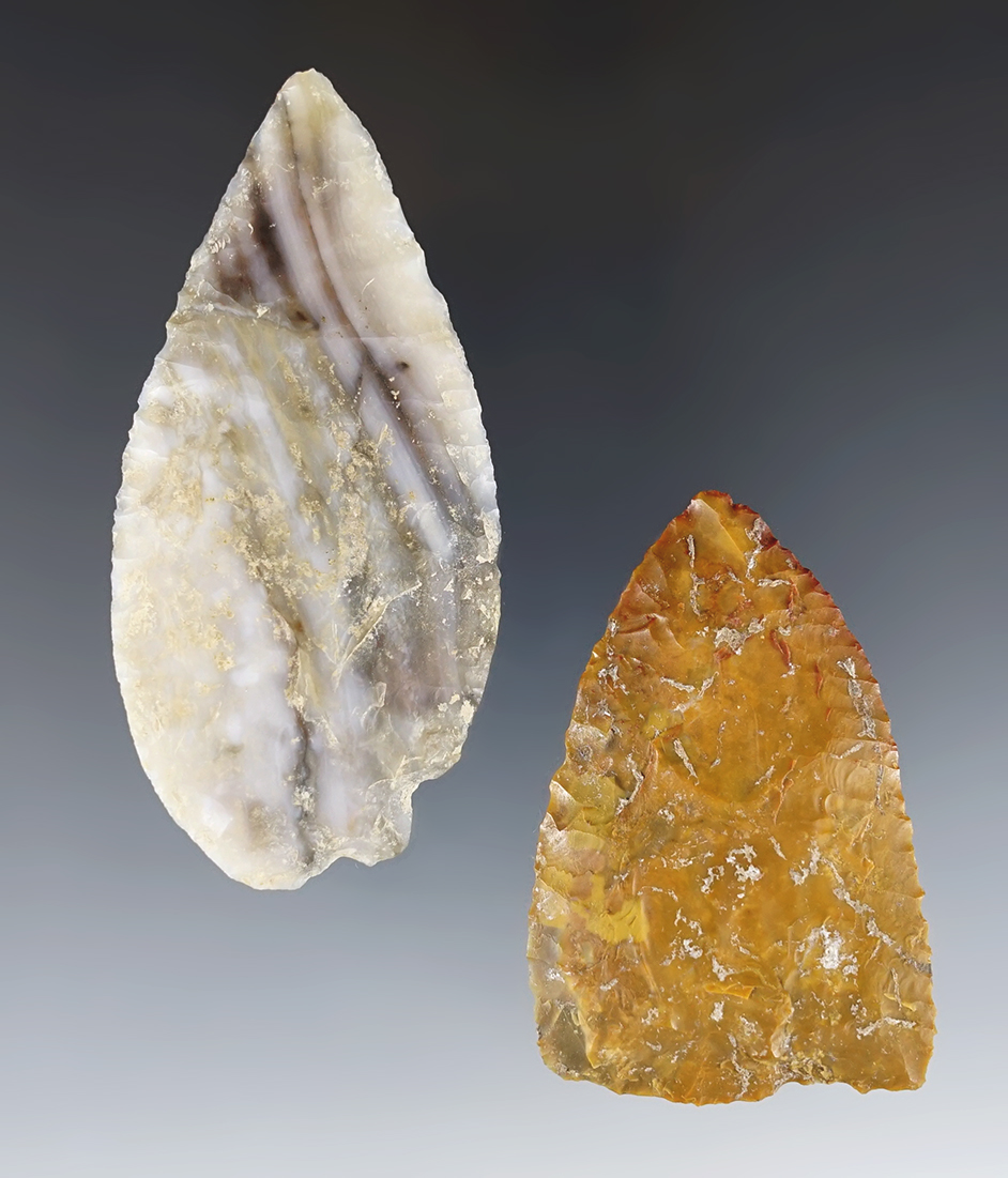 Pair of finely made Blades found in Modoc Co., California.