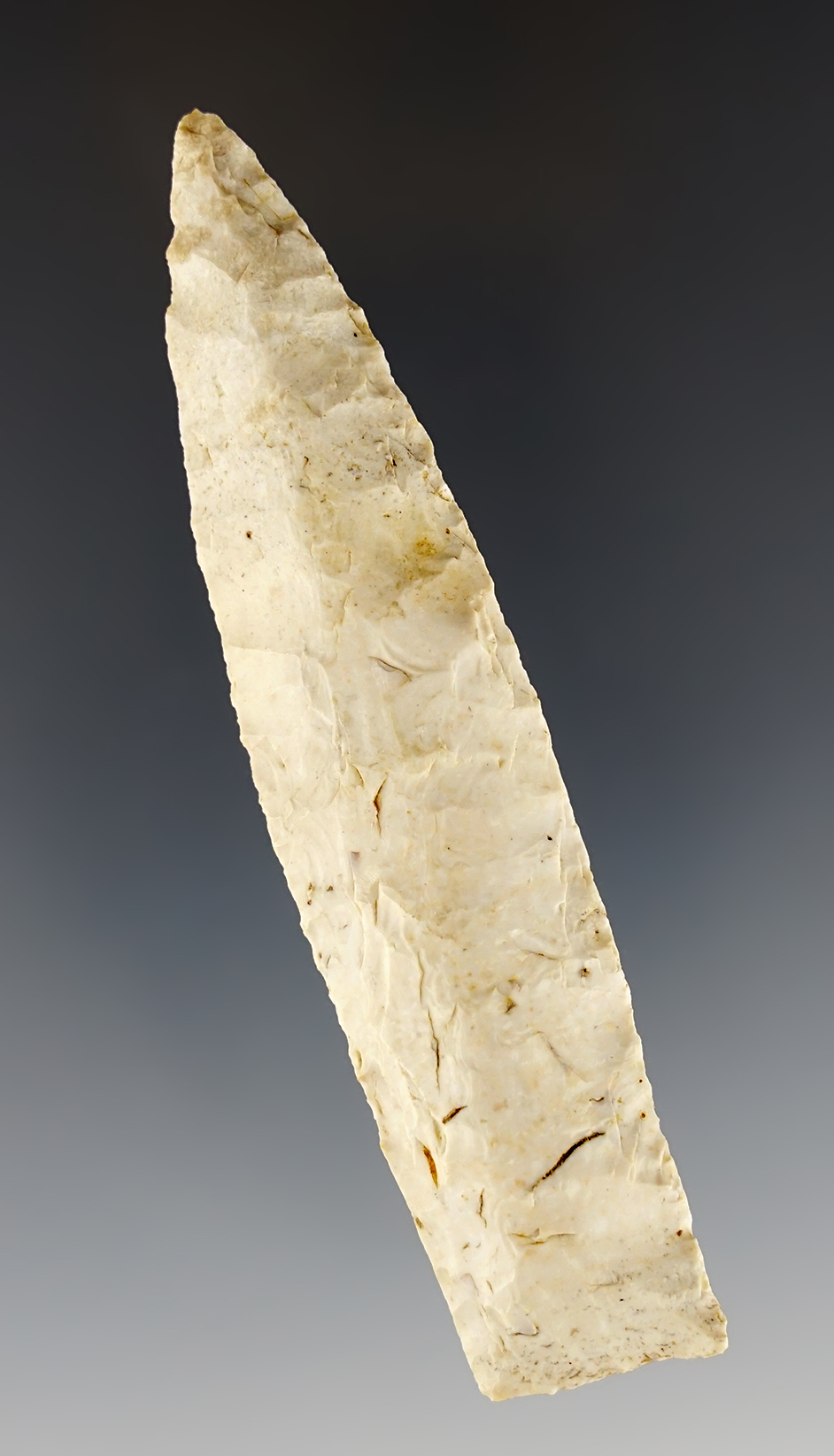 Fine 4 1/8" Sedalia well made from Burlington Chert. Illinois area. Dickey COA.