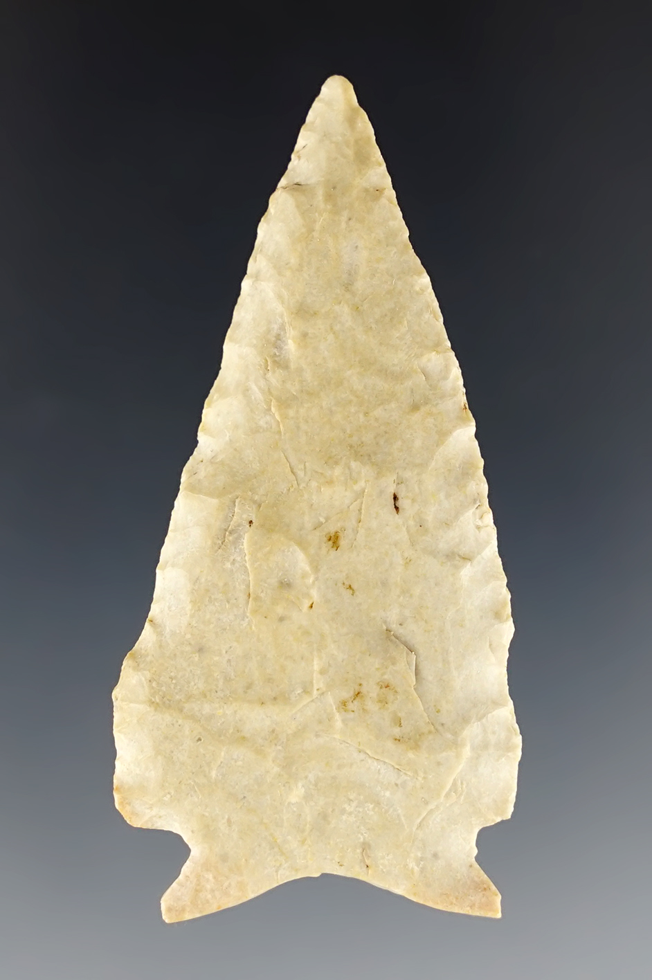 Well made 2 3/8" Decatur Fracture-Base found in the East Central area of the U.S. COA.