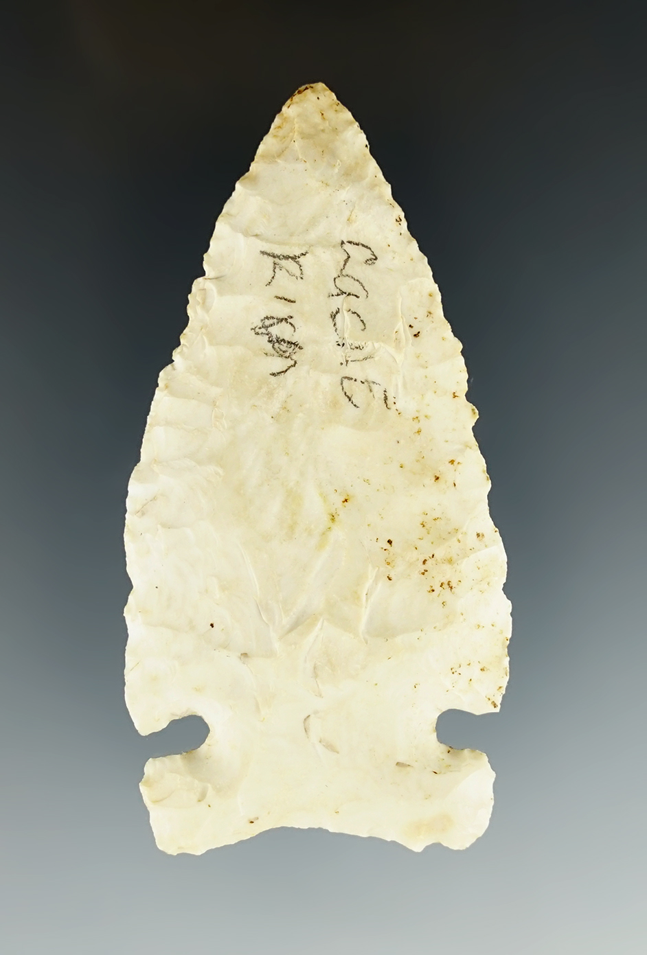 2 15/16" Cache River that is well made. Recovered in Randolph Co., Illinois.