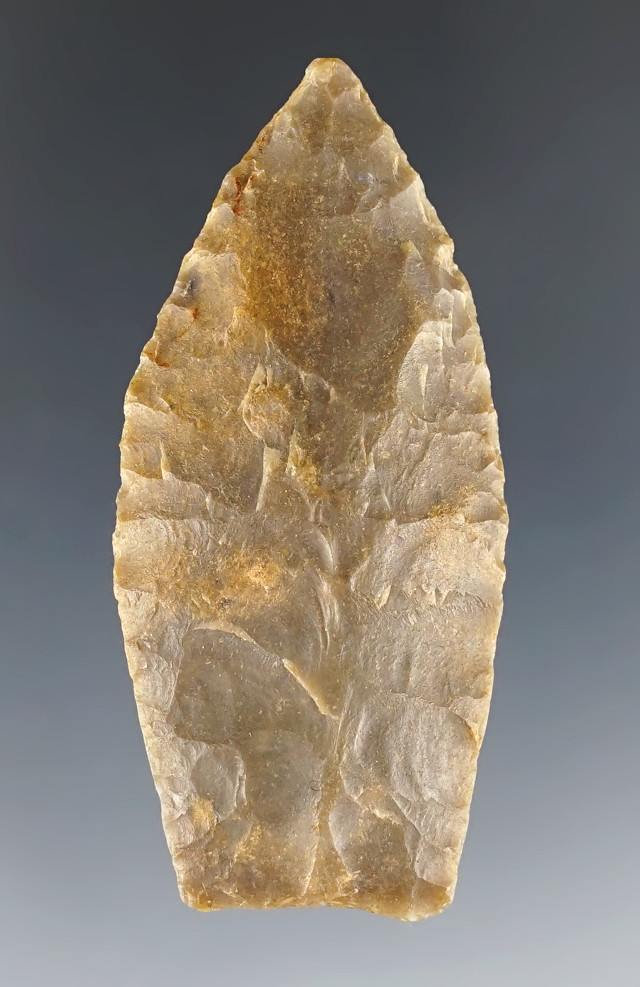 2 5/16" Lanceolate. Found in McCurtain Co., Oklahoma.