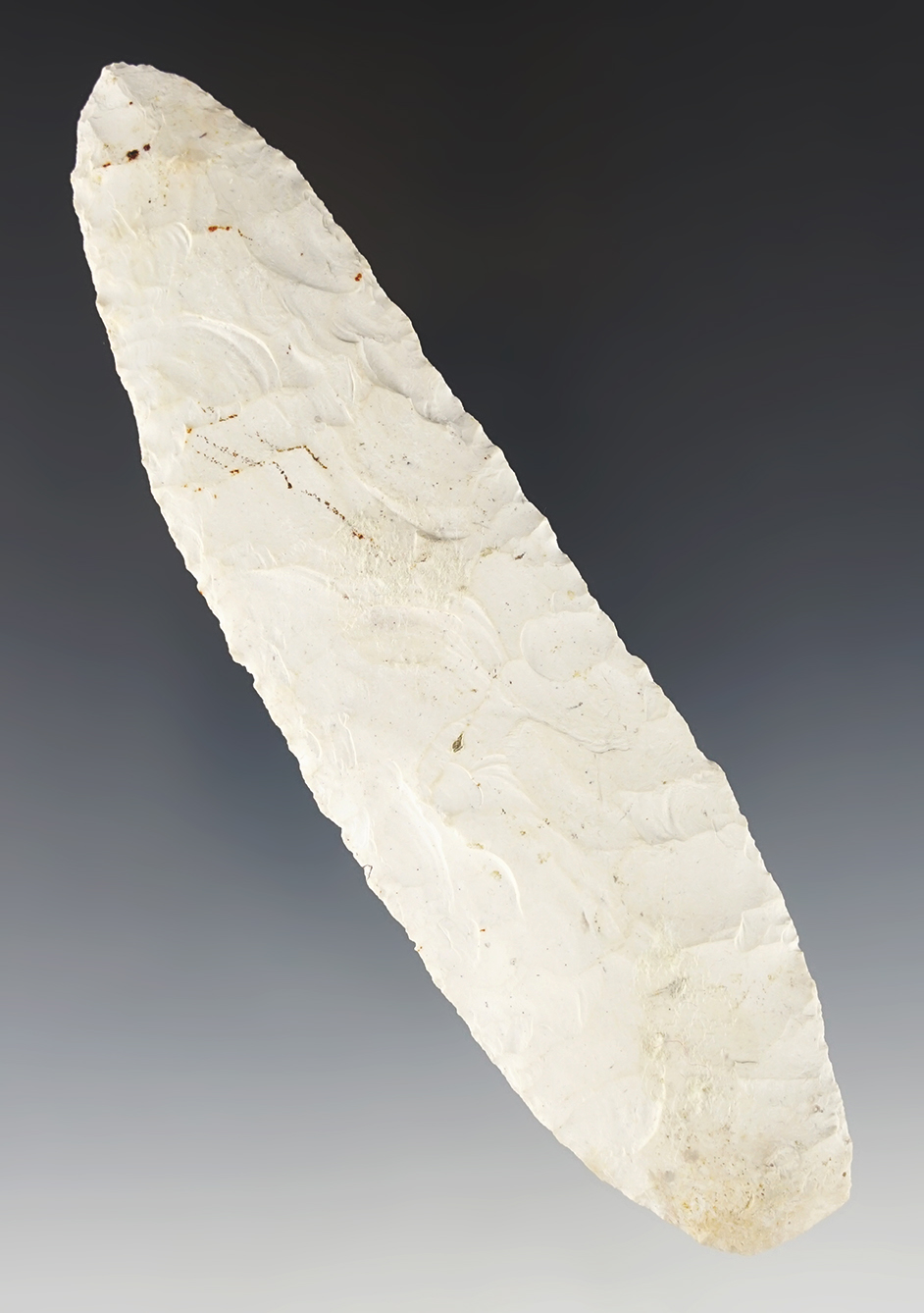 5 15/16" Blade found in Pike Co., Illinois. Made from Burlington Chert.
