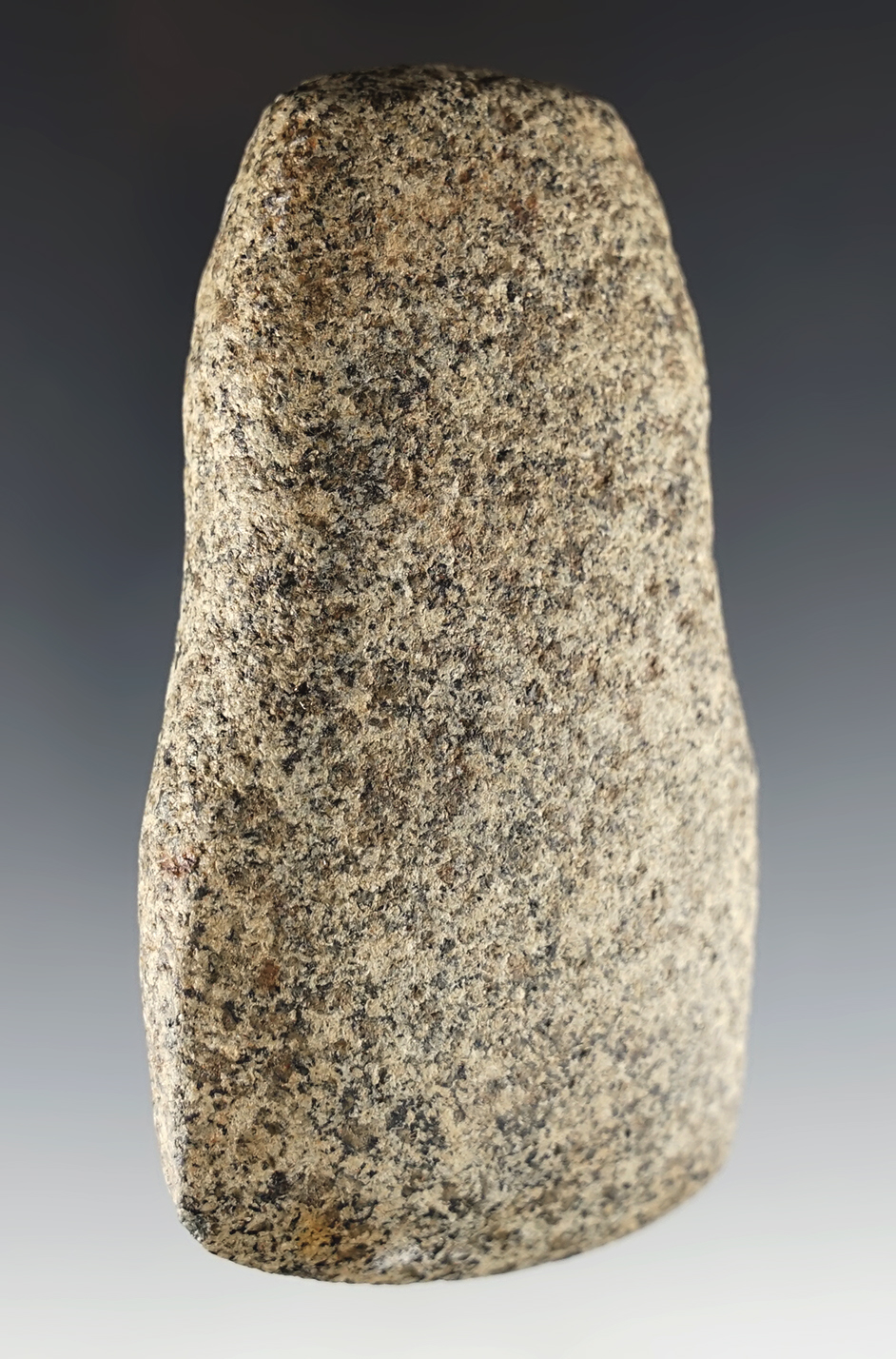Rare 3 3/4" Grooved Celt made from nicely colored Granite. Found in Morrow Co., Ohio.