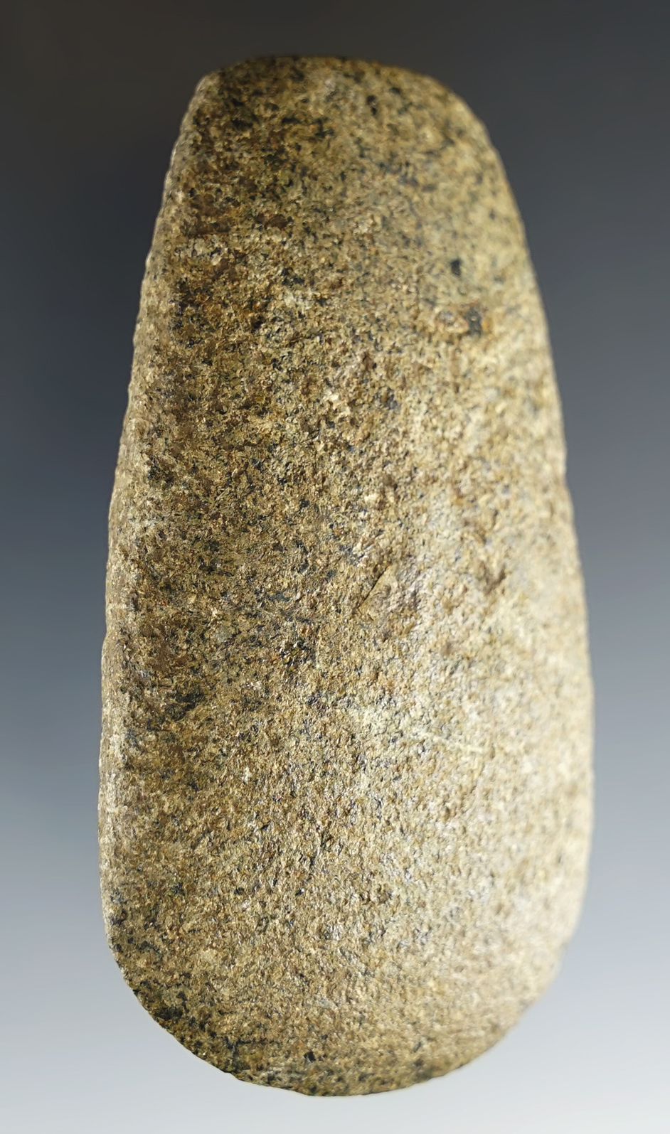 Fine 3 11/16" Celt with a well polished sharp bit. Excellent overall form. Missouri/Illinois area.