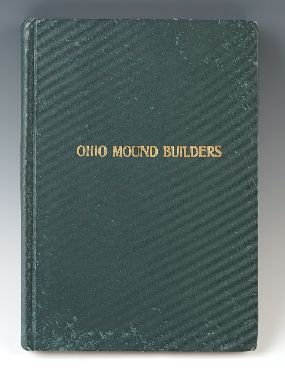 Hardcover Book: "Ohio Mound Builders" by E. O. Randall, 1908. Good condition for age.