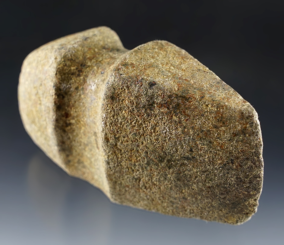 4 7/16 long Hardstone 3/4 Groove Axe with excellent style and form. Missouri/Illinois area.