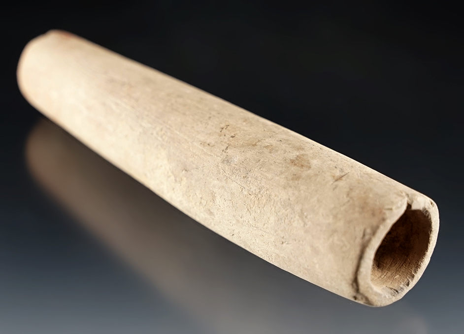 4 3/16" Sandstone Tube Pipe found in Wasco Co., Oregon. Ex. Lloyd McLeod collection.