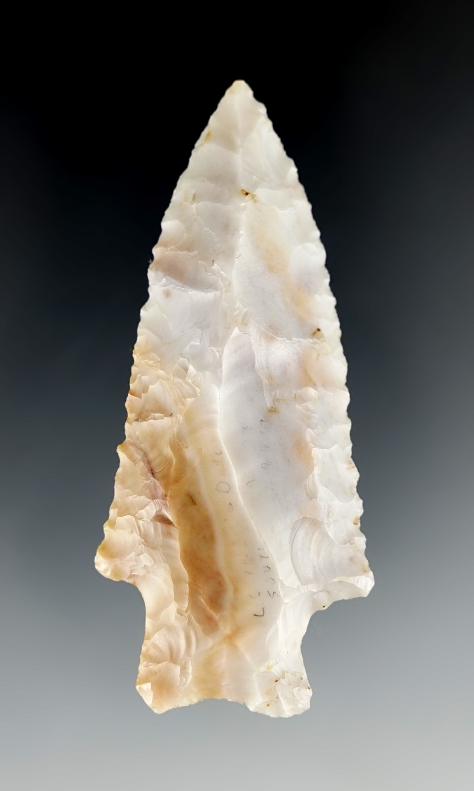 2 13/16" classic Heavy Duty made from "Jewel" grade Flint Ridge Flint - Licking Co., Ohio.