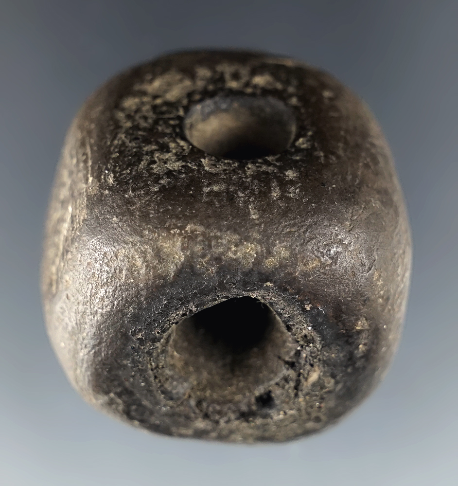 1 1/4" Stone Pipe with engravings- Clackamas Co., Oregon in the 1880's by Jennie Harding.