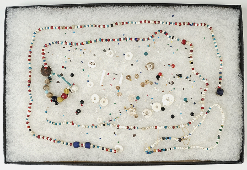 Group of assorted Beads found near the Columbia River in Oregon. Various bead types!