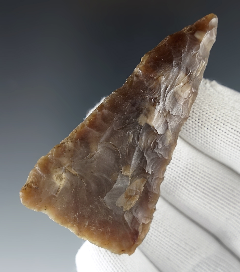 2 7/8" Plateau Pentagonal Knife made from Chalcedony. Found near Columbia River, Oregon.