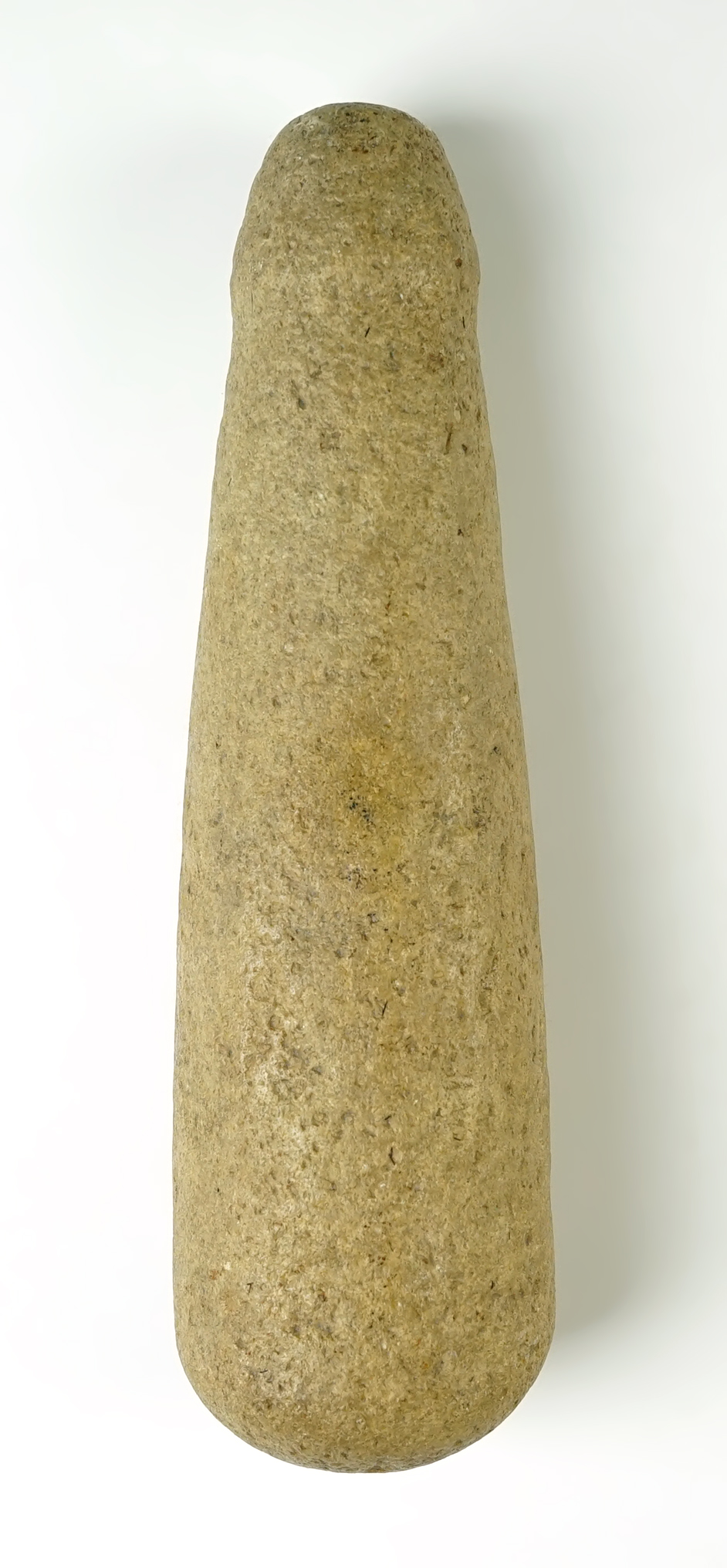 8 1/4" Phallic Effigy Knobbed Pestle found in Putnam Co., Ohio. Ex. Harlan Snyder.