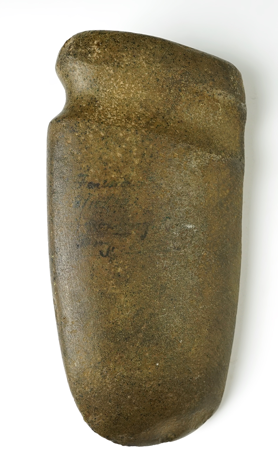 Large 8 1/8" long 3/4 Groove Axe. Rare slant groove style! Millersburg Ferry, Pennsylvania.