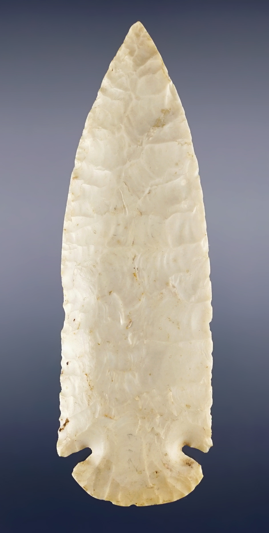 4 1/16"  Micro Notch Dovetail recovered in Pike Co., Illinois. From Burlington Chert.