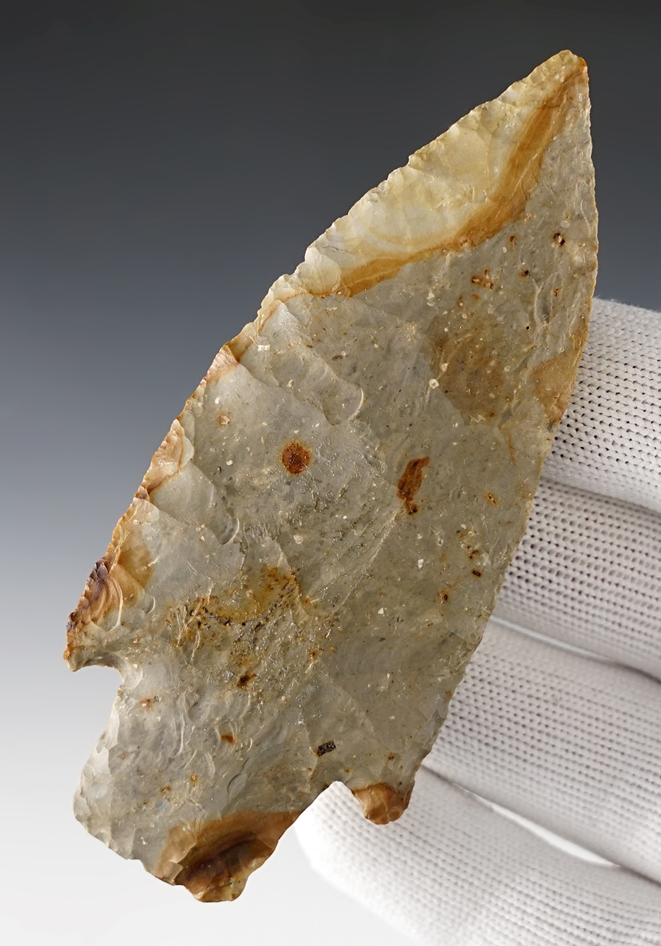 4" Hidden Valley made from unique material. Found north of the St. Louis, Missouri. COA.