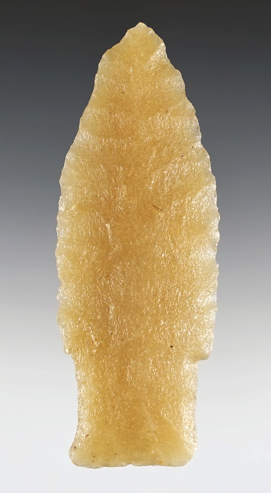 3 3/8" Eared Eden made from Hixton Quartzite. Found in Rock Co., Wisconsin.