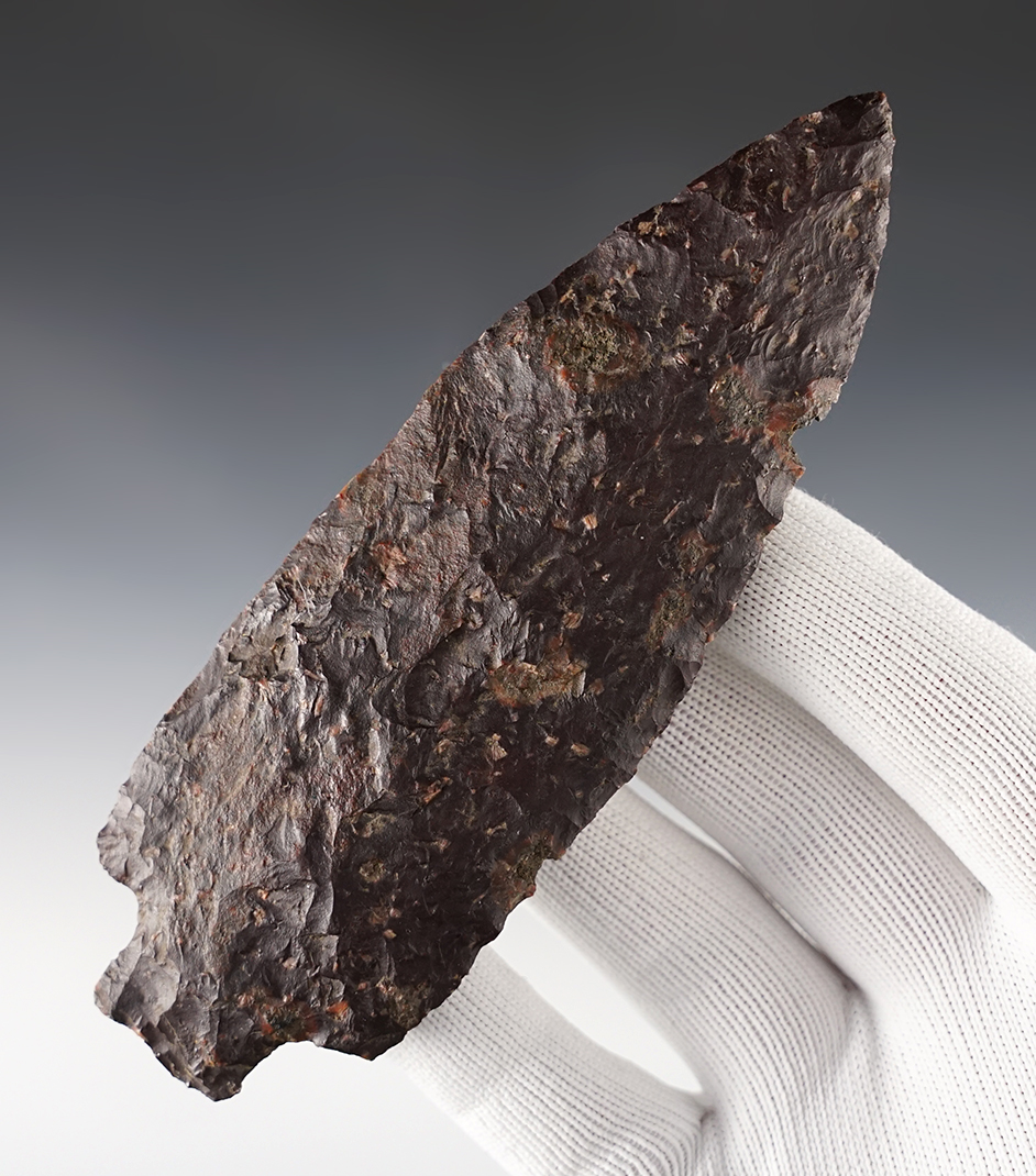 Large 5 1/2" Appalachian found in eastern Alabama. Comes with a Davis COA, G-8.