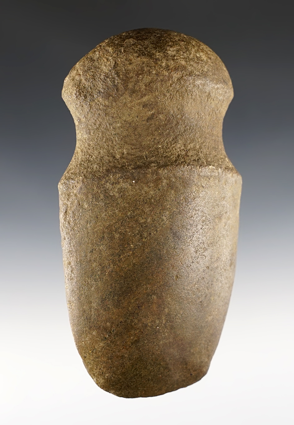5 1/8" long Hardstone Full Groove Axe found in Sugar Creek Twp., Stark Co., Ohio.