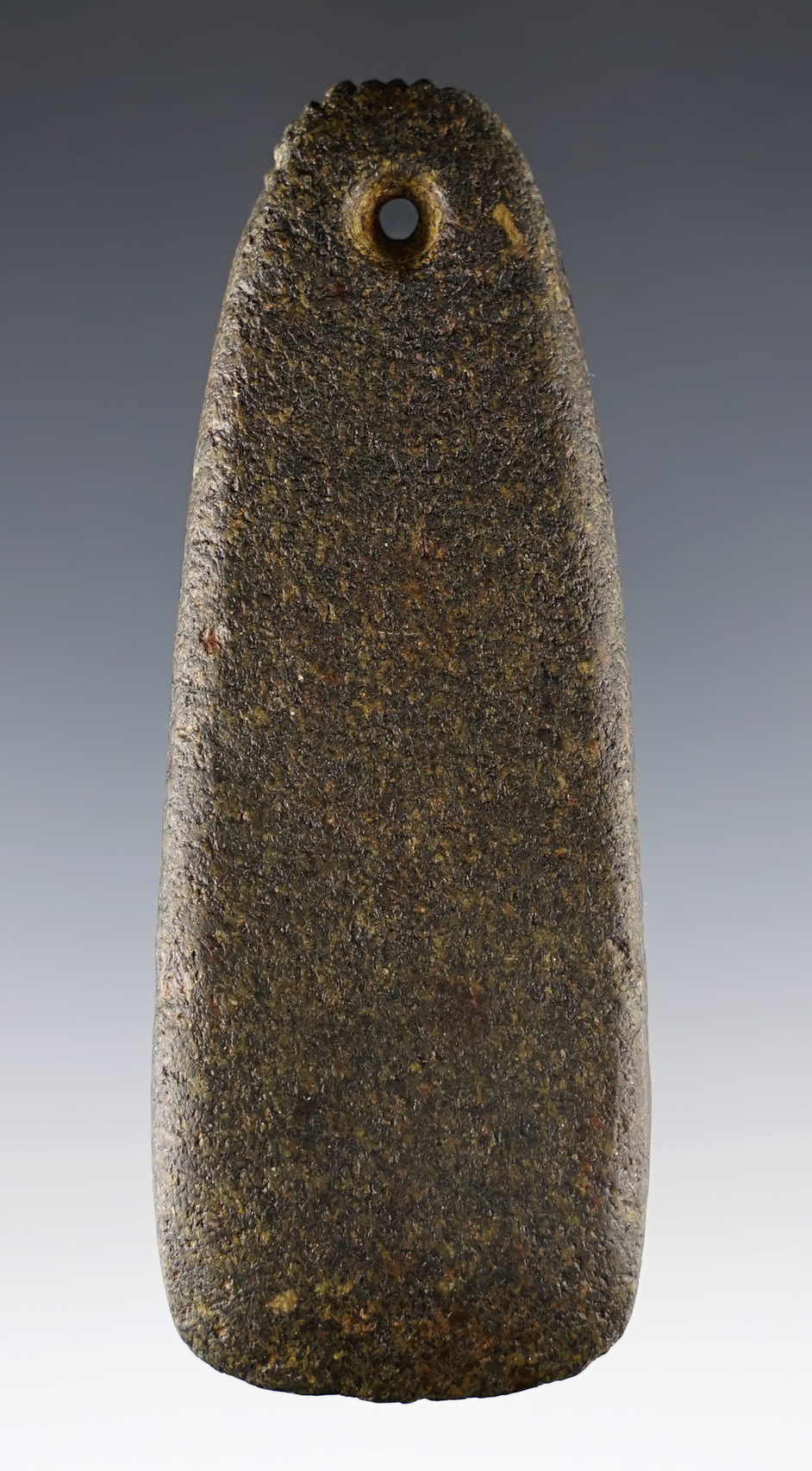 3 5/16" Rare Hardstone Pendant. Found in Tuscarawas Co., Ohio.