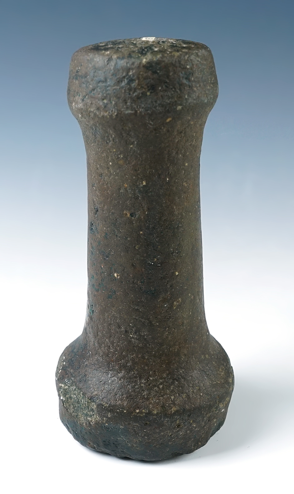 6 1/2" Knobbed Bell Pestle found in Goshen Twp., Champaign Co., Ohio.  Ex. Len Weidner.