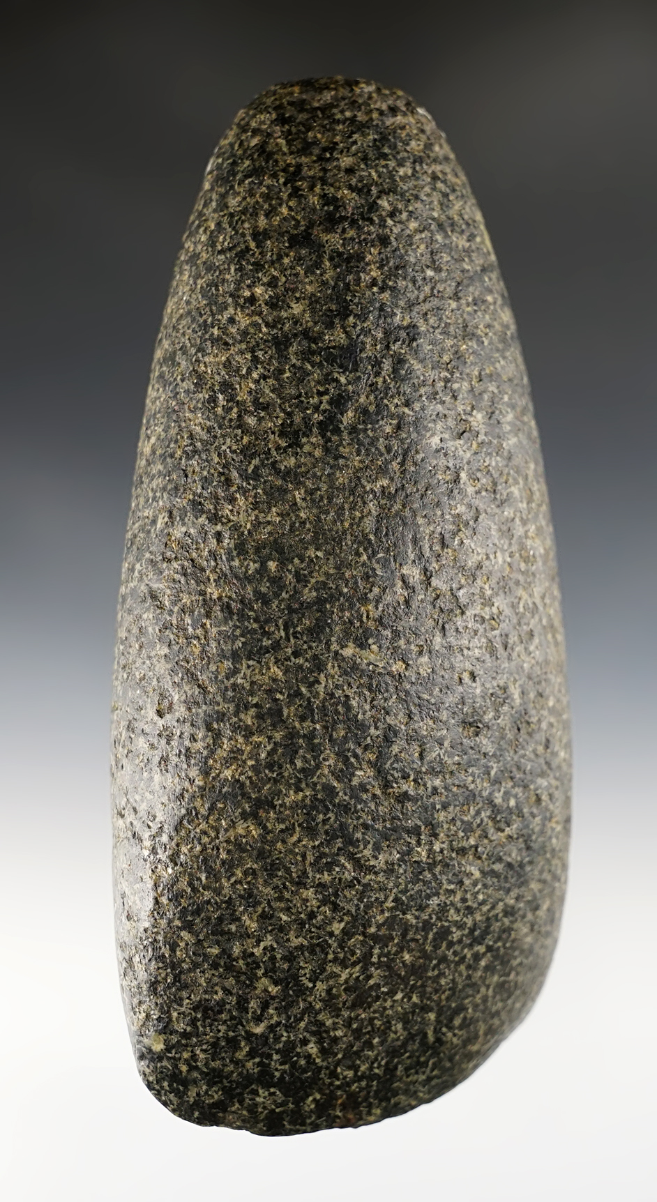 6 5/8" Hardstone Celt found near Angel Mounds, Evansville, Vanderburgh Co., Indiana.