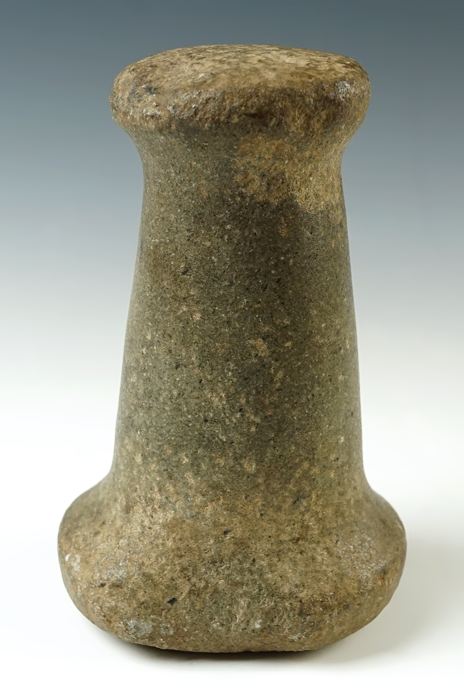 6 3/8" Ohio Knobbed Bell Pestle that is well polished and nicely defined.