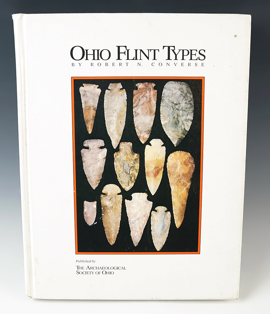 Hardcover book "Ohio Flint Types" by Robert Converse in nice condition.
