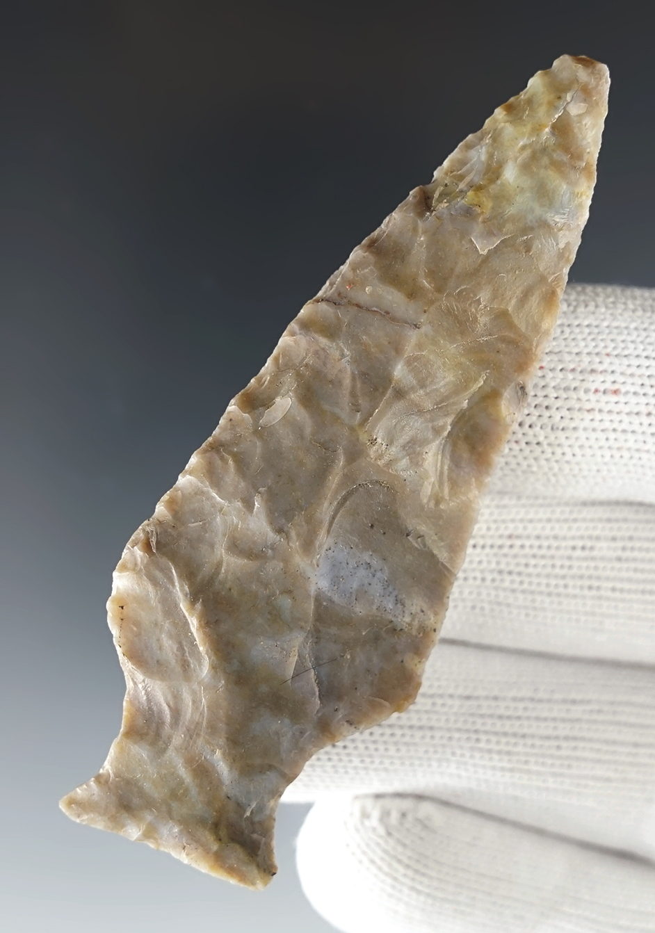 3 1/8" Ashtabula found in Richland Co., Ohio. Ex. Hooks collection. Comes with a Davis COA.