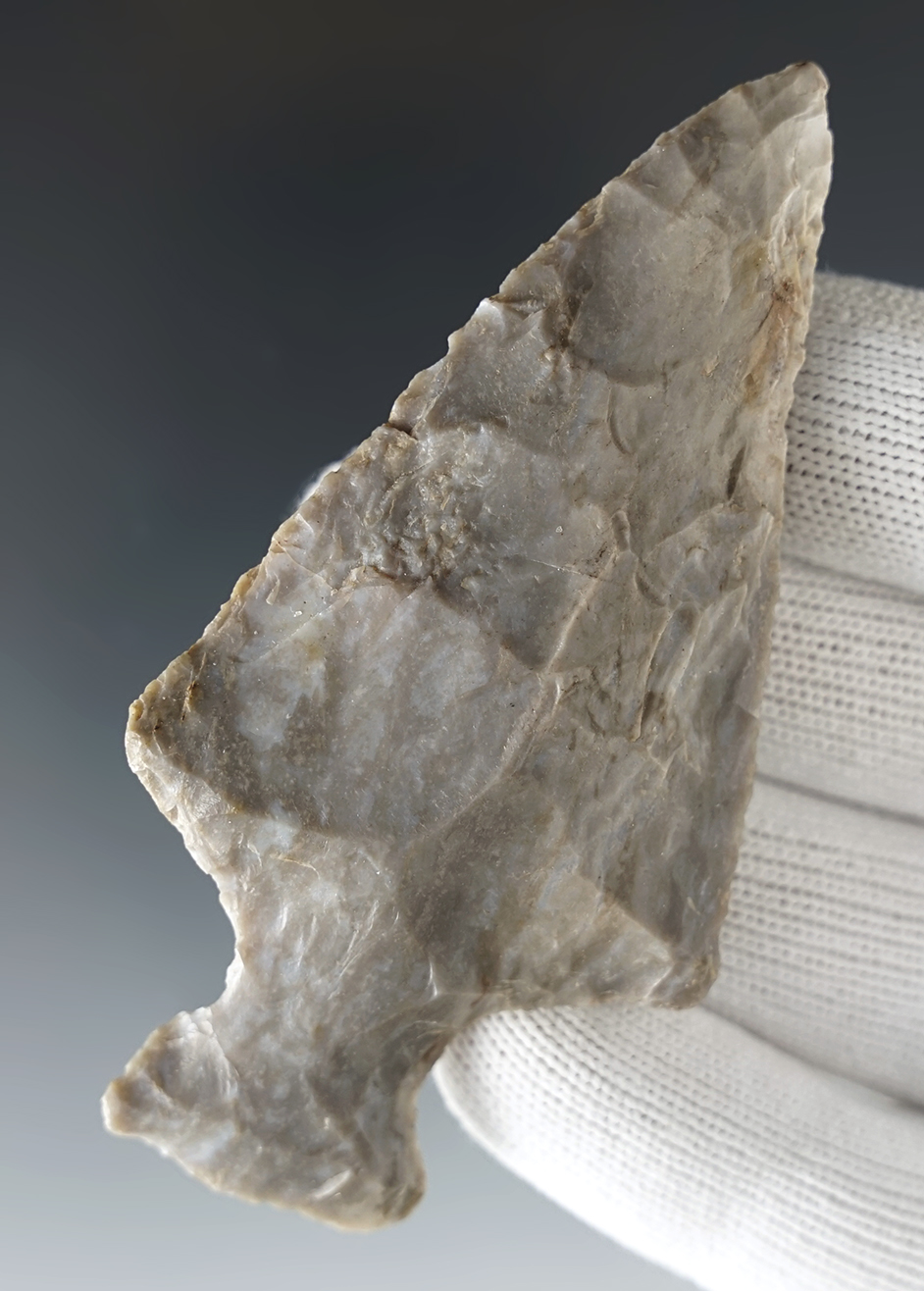 3 1/2" nicely styled Ashtabula made from high-quallity Flint. Found in Ohio.