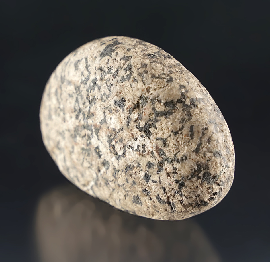 2 3/8" x 1 5/8 x 7/8" Hemispheric Loafstone found in Jackson Co., Illinois.  Ex. Jon Dickinson.