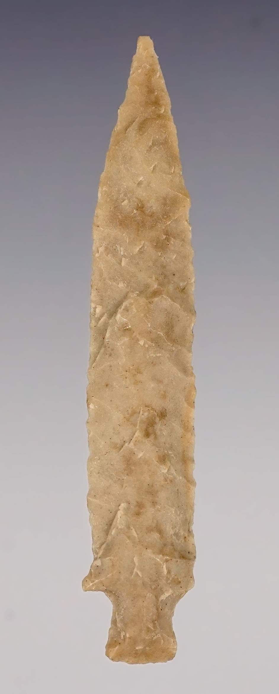 Fine 1 7/8" Dagger Gem Point found near the Columbia River, Washington. Ex. Norma Berg.