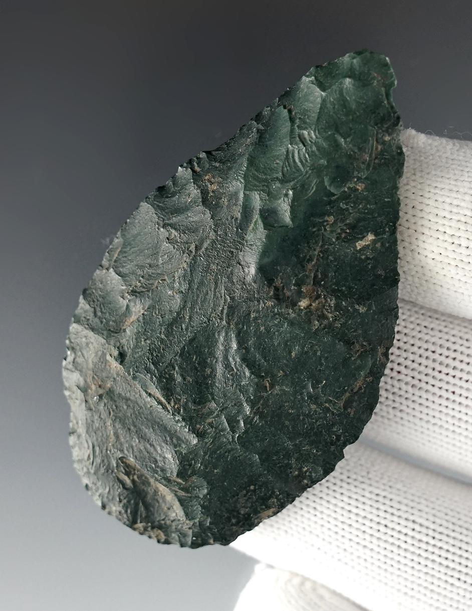2 11/16" Blade made from beautiful Franciscan Chert. Found in Southern Oregon.