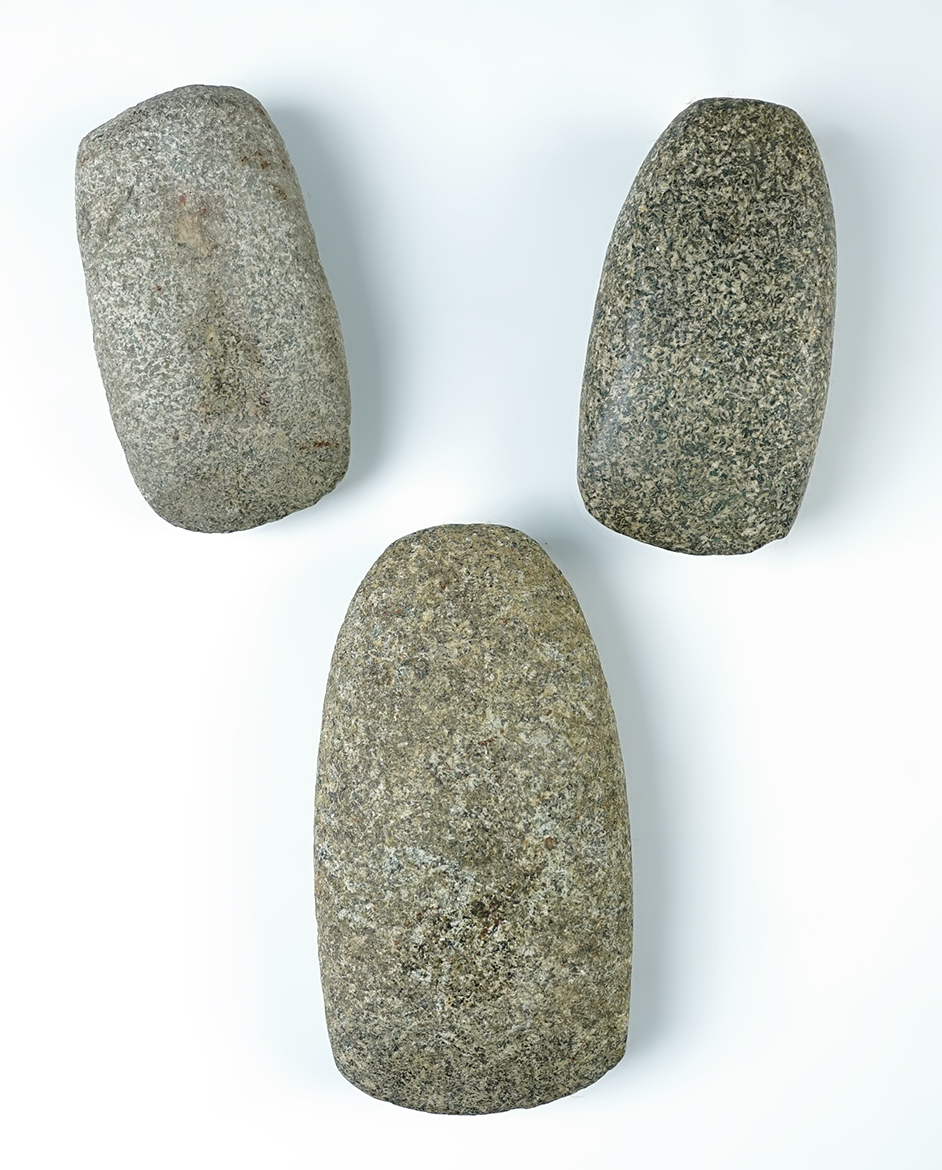 Set of three Ohio Celts in nice condition. Largest is 5".