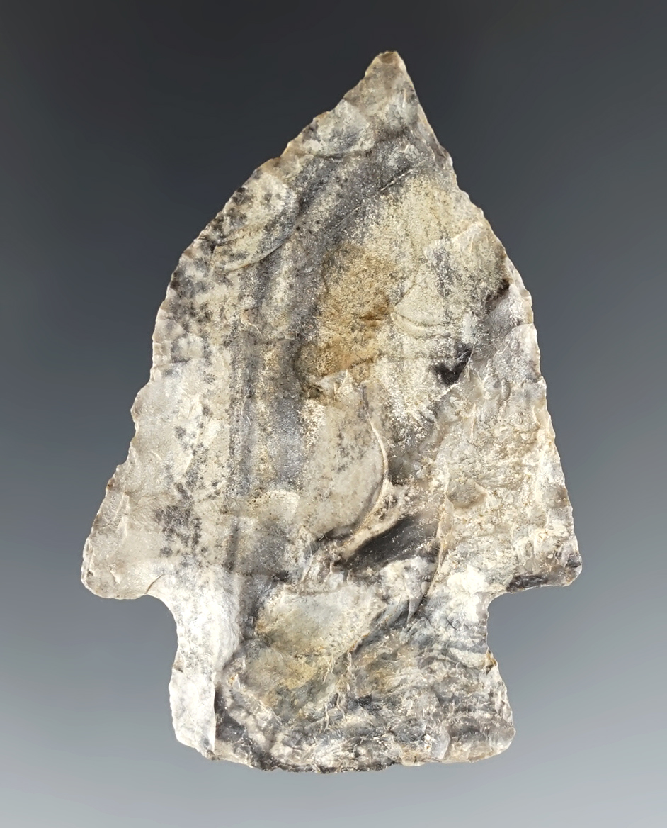 Well styled 2 1/4" Afton Pentagonal found in the Midwestern U.S. Nicely patinated.