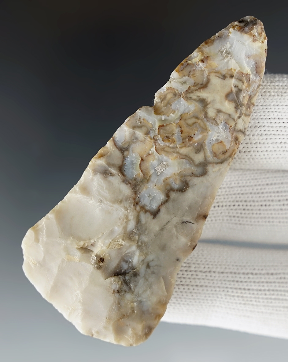 2 7/8" Woodland Knife made from beautiful Flint Ridge Flint. Found in Ohio.